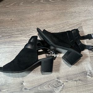 Black Buckled Boots